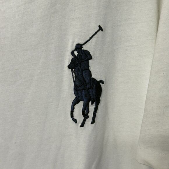 Polo Ralph Lauren T Shirt USA Flag Big Pony 3 Patch Custom Fit Boxy men XL EUC - Picture 4 of 11